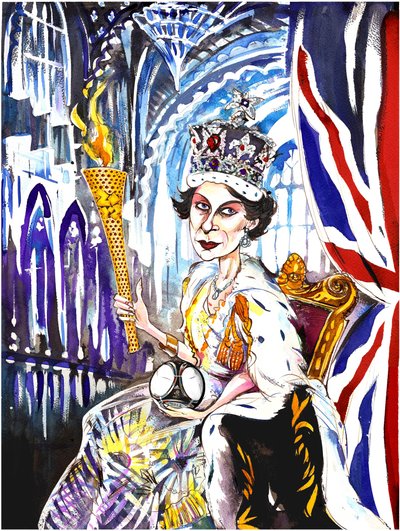 Queen Elizabeth II 2012 by Neale Osborne